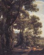 Claude Lorrain Landscape with a Goatherd (mk17) oil painting reproduction